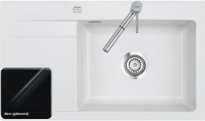 Systemceram KeraDomo STEMA 86 SL in Nero (glnzend), mit 5 Jahren Garantie