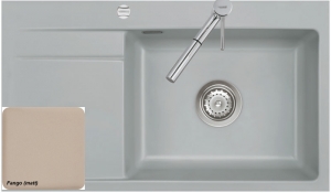 Systemceram KeraDomo STEMA 86 SL F in Fango (matt), mit 5 Jahren Garantie