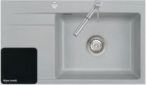 Systemceram KeraDomo STEMA 86 SL F in Nigra (matt), mit 5 Jahren Garantie