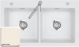 Systemceram KeraDomo MERA TWIN in Jasmin (matt), mit 5 Jahren Garantie