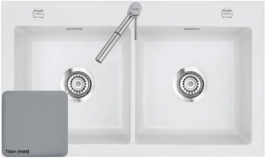 Systemceram KeraDomo MERA TWIN in Titan (matt), mit 5 Jahren Garantie