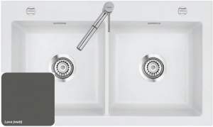 Systemceram KeraDomo MERA TWIN in Lava (matt), mit 5 Jahren Garantie