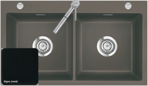 Systemceram KeraDomo MERA TWIN F in Nigra (matt), mit 5 Jahren Garantie