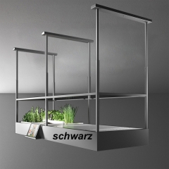 Falmec Spazio, Inselhaube, 180 cm, schwarz, mit 5 Jahren Garantie