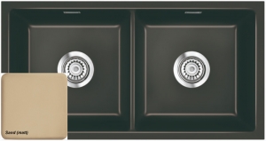 Systemceram KeraDomo MERA TWIN F/o in Sand (matt), mit 5 Jahren Garantie