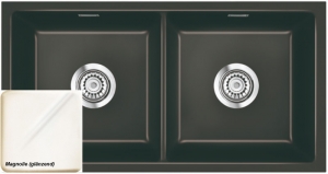 Systemceram KeraDomo MERA TWIN F/o in Magnolie (glnzend), mit 5 Jahren Garantie