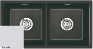 Systemceram KeraDomo MERA TWIN F/o in Satin (matt), mit 5 Jahren Garantie