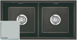 Systemceram KeraDomo MERA TWIN U in Alu (matt), mit 5 Jahren Garantie