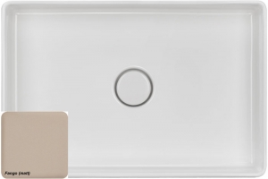 Systemceram KeraDomo LAVARA 60 Aufsatzwaschbecken in Fango (matt), mit 5 Jahren Garantie