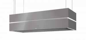 berbel Skyline Edge 2 BDL 135 SKE Deckenlifthaube silbermetallic, LED- und Effektbeleuchtung, mit 5 Jahren Garantie