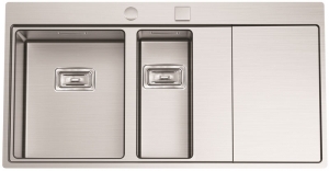 Naber-CONTURA� Arcano 2 Einbausp�le, Edelstahl, Becken links, 1015023