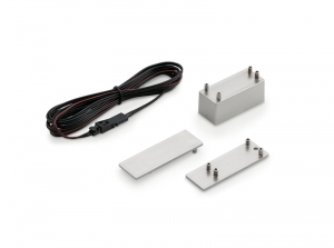 LUMICA Prova 90 Verbindungseckelement, edelstahlfarbig, 7061208