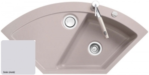 Systemceram KeraDomo MERA ECK F, Farbe Satin (matt), mit 5 Jahren Garantie