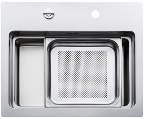 Naber waterstation cubic 600 light, Flachrand, Set inkl. Armatur, 1041280