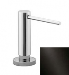 Einzelstck Dornbracht Einbau-Splmittelspender, mit runder Rosette, Dark Platium matt, 82434970-99