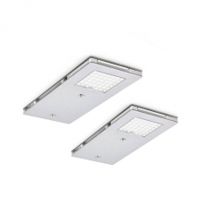 LUMICA Jarl 1 LED Set 2 ohne Schalter, Edelstahl, neutralwei, 7061108