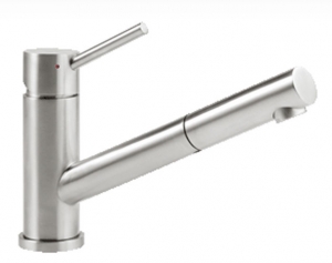 Villeroy & Boch Armatur Como Shower, Edelstahl massiv, Hochdruck, 925200LC