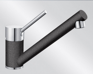 BLANCOANTAS Silgranit-Look Niederdruck, 2-farbig, Farbe anthrazit/chrom, 516111