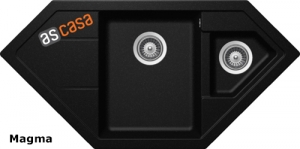 Schock Signus C-150 A Einbau/Auflage, INKL. RESTESCHALE, Magma