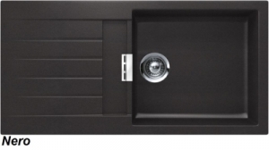 Schock Primus D-100 L A Einbau/Auflage, Nero