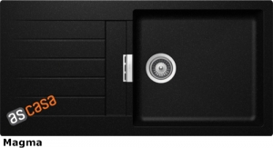 Schock Signus D-100 L U Unterbau, INKL. GLASSCHNEIDBRETT, Magma