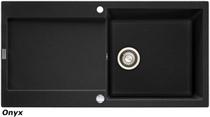 Franke Maris MRG 611-100 Fragranit DuraKleen Plus Farbe Onyx, 114.0176.600