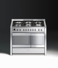 SMEG A2D-8 Kochzentrum, Edelstahl, 100 cm, EEK: A/B, mit 5 Jahren Garantie!