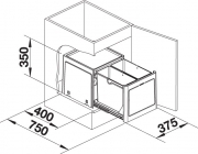 BLANCOSELECT BOTTON Pro 45/2 Manuell, 517467