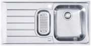 Franke Neptun NEX 251 inkl. Abtropfbecken, SlimTop, Flachrand, Becken links, 127.0197.253