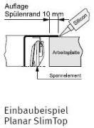 Franke Planar PPX 210-44, SlimTop, Flachrand, Edelstahl Glatt, mit Armaturenbank, 127.0197.857