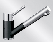 BLANCOANTAS-S Keramik-Look, 2-farbig, Farbe keramikschwarz/chrom, 516075