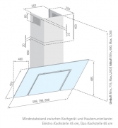 Silverline Andromeda Eco 60 cm ANW 653.3 W Edelstahl-Weiglas