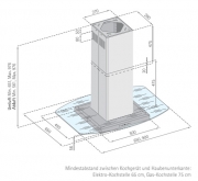 Silverline Diamond Isola 65 cm DII 685.3 EK Edelstahl Klarglas. Mit 5 Jahren Garantie!