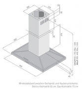Silverline Carisma Isola 90 cm CRI 985.3 E Edelstahl. Mit 5 Jahren Garantie!