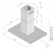 Silverline Venezia Isola 90 cm VZI 985.3 EA Edelstahl