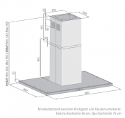 Silverline Slim Isola 90 cm SLI 985.3 S Edelstahl Schwarzglas. Mit 5 Jahren Garantie!