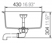 Schock Signus D-100 A Einbau/Auflage, Magnolia