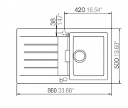 Schock Signus D-100 U Unterbau, Bronze