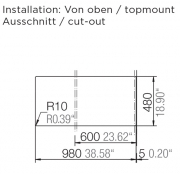 Schock Signus D-150 A Einbau/Auflage, Carbonium