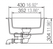 Schock Signus D-150 A Einbau/Auflage, Magnolia