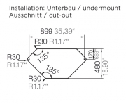 Schock Signus C-150 U Unterbau, INKL. RESTESCHALE, Carbonium