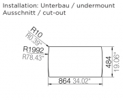 Schock Lotus D-100 U Unterbau, Magnolia