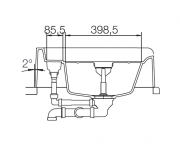 Schock Grando M-100 Splenmodul, Farbe Magnolia