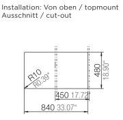 Schock Primus D-100 A Einbau/Auflage, Croma
