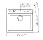 Schock Nemo N-100 A Einbau/Auflage, Croma