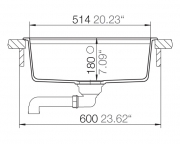 Schock Nemo N-100 A Einbau/Auflage, Croma