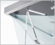 Gutmann Campo 05 W B Intern Wandhaube, Edelstahl und Glas 120 cm, mit LED-Beleuchtung, 05W1200B. Mit 5 Jahren Garantie!