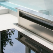 Elica Adagio IX/F/90 Arbeitsplattenhaube, Edelstahl, mit Motor, PRF0006197A