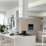 Falmec Vela NRS Wandhaube 90 cm, wei, mit 5 Jahren Garantie