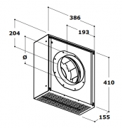Gutmann Auenwandgeblse Edelstahl, AG 10 F. Mit 5 Jahren Garantie!